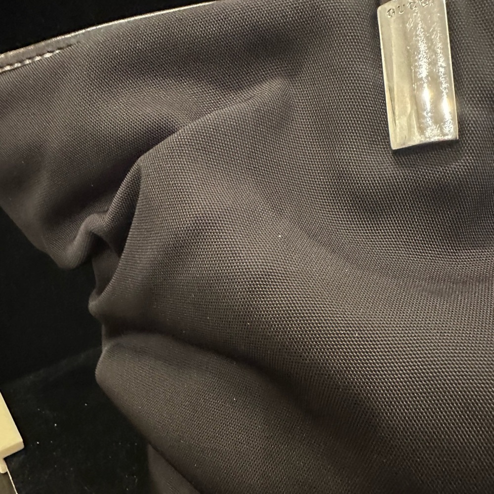 Gucci Dark Brown  Tote Bag with Leather Handles - Picture 7 of 16